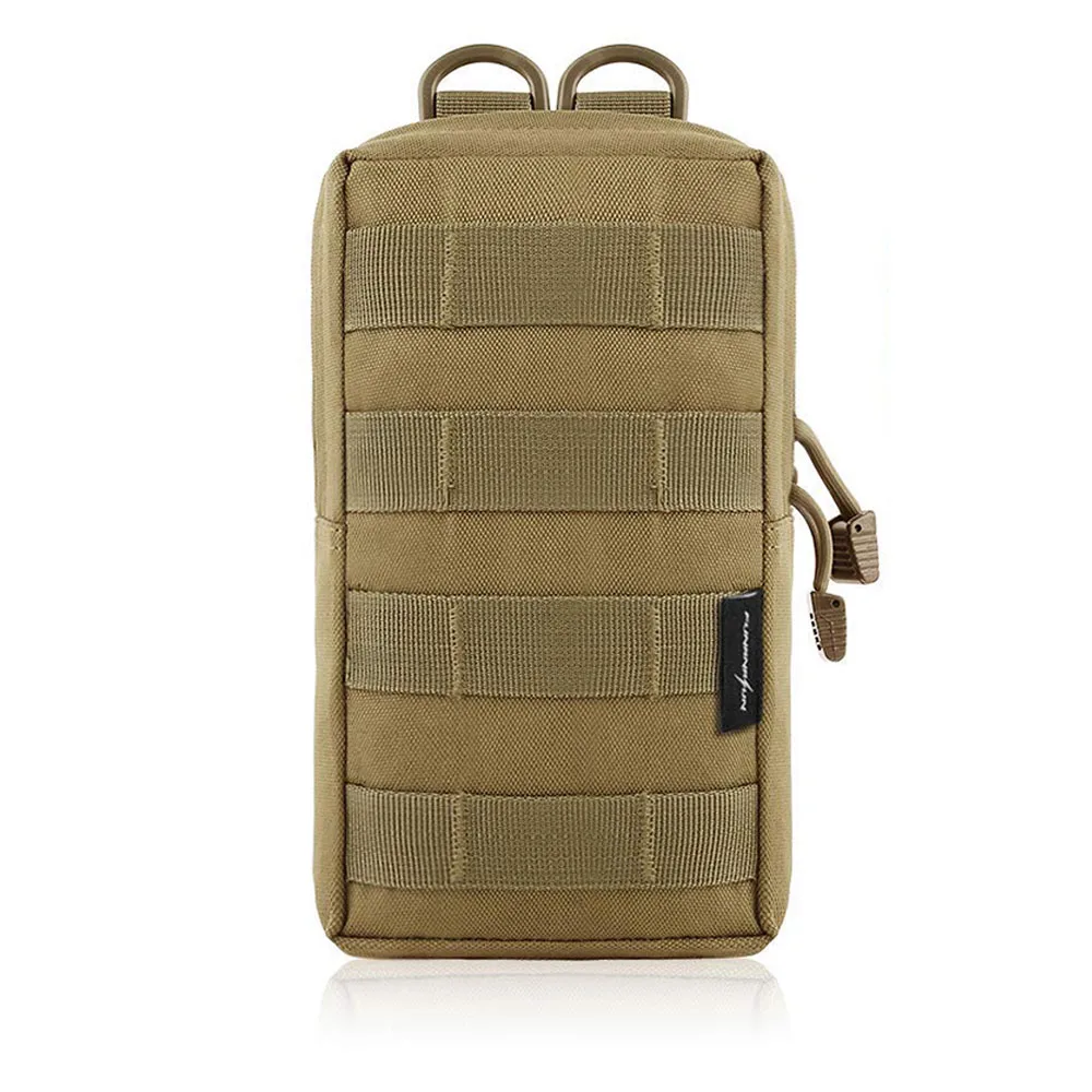 600D тактический EDC Molle сумка открытый жилет поясная сумка охотничий рюкзак аксессуар гаджет снаряжение сумка компактная водостойкая сумка - Цвет: Tan