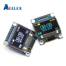 0.96 polegada oled iic série branco módulo de exibição oled 128x64 i2c ssd1306 12864 placa da tela lcd gnd vdd sck sda para arduino