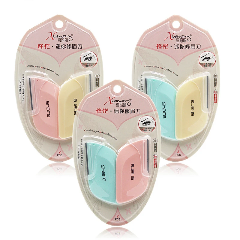 2 шт. Мини электрическая бритва для бровей лица ухода за волосами Триммер
