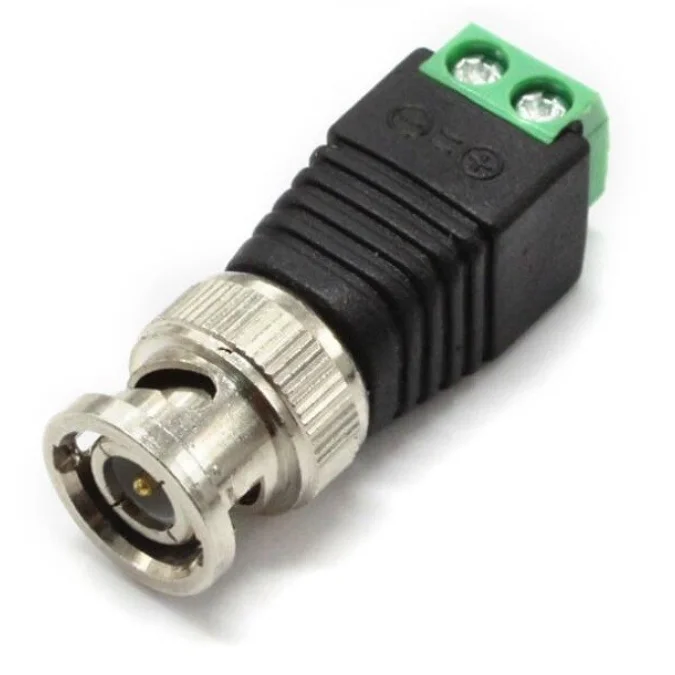Коаксиальный CAT5 Cat6 UTP к BNC Видео балун разъем мужской адаптер коаксиальный для CCTV
