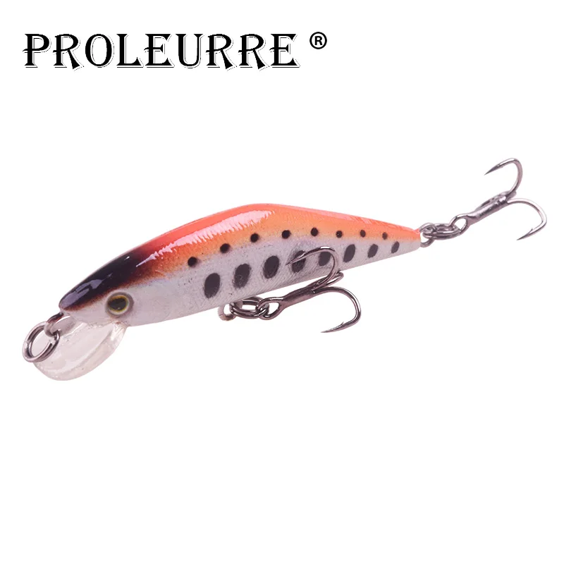 

Proleurre Japanese Design Pesca Wobbling Fishing Lure 57mm 4.5g Sinking Minnow Isca Artificial Baits For Bass Perch Pike Trout