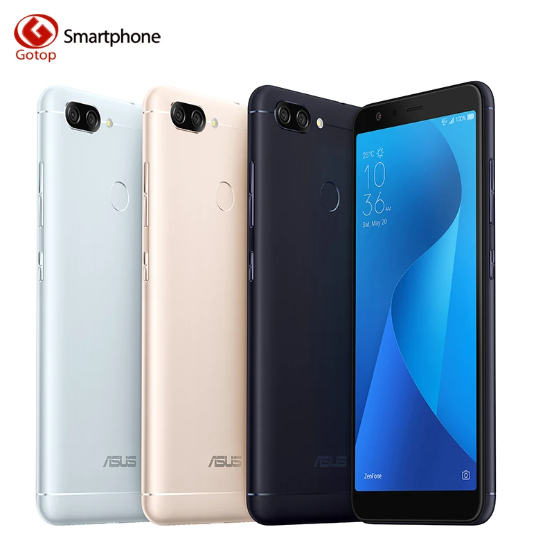 Смартфон ASUS Zenfone Max Plus ZB570TL, четыре ядра, 4 Гб ОЗУ, 64 Гб ПЗУ, 5,7 дюймов, полный экран, 4130 мА/ч, мобильный телефон с отпечатком пальца