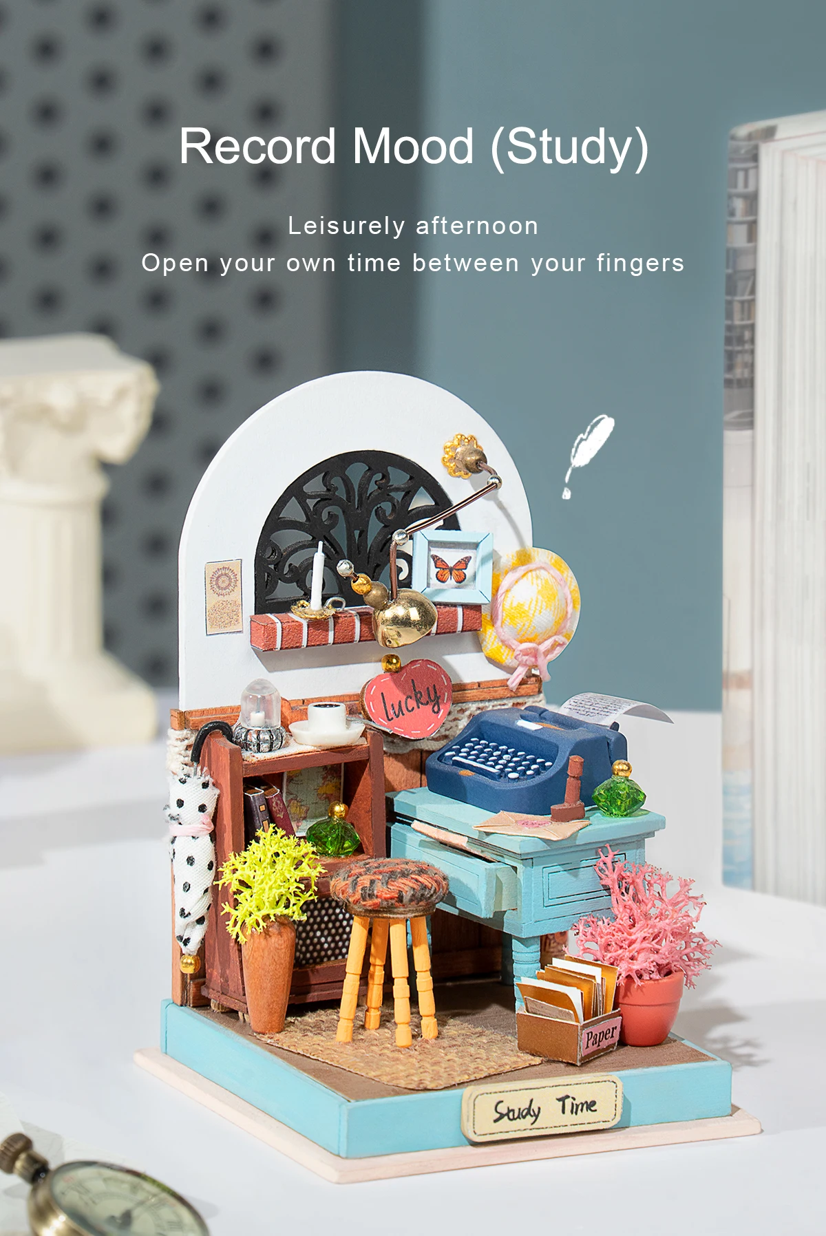 Rolife DIY Miniature Dollhouse - Record Mood (Study) DS017
