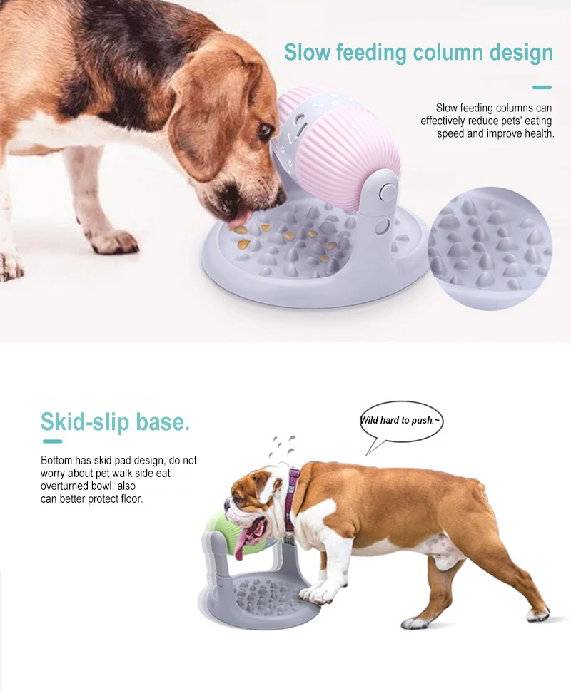 roller bowl dog bowl