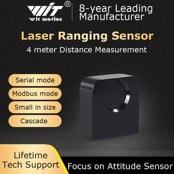 WitMotion-Sensor de fuga de rango láser WT53D, Láser de tiempo de vuelo (ToF), módulo láser VL53L1X de distancia (4-400cm), algoritmo MCU integrado