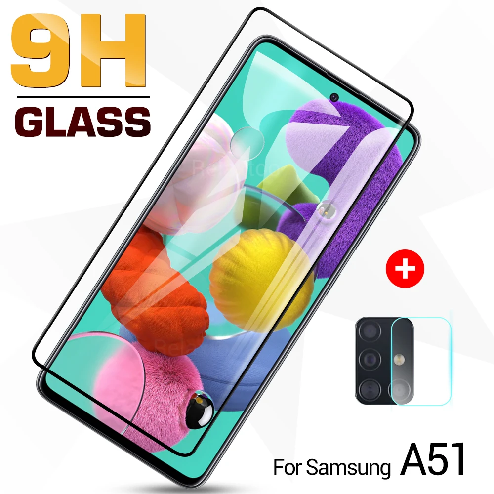 

2-in-1 camera protective glass For samsung galaxy a71 a51 2019 a 51 71 51a 71a a515F a715F screen protector tempered glass Film