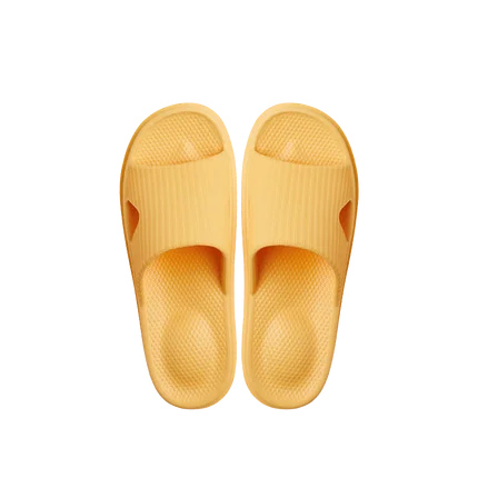 Xiaomi/мужчины женщины пары тапочки на плоской подошве Летние вьетнамки сандалии домашние повседневные шлёпанцы для ванной с булге массаж точки - Цвет: Yellow 35-36