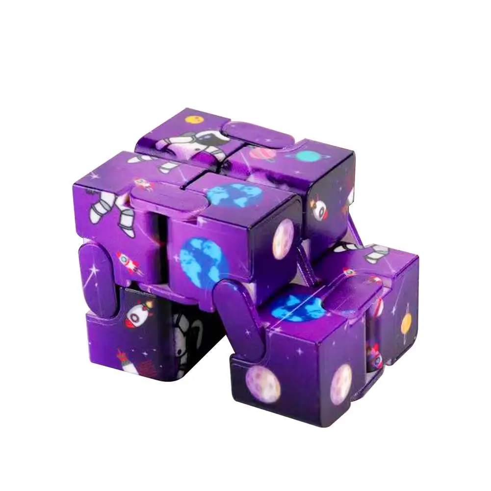 Anti Stress Cube Infinity Cubes Magic Cube Office Flipes Cubic Puzzle Stress Reliever Autism Toys Relax Toy For Kids Adults