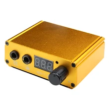 Горячая, 1 шт., ЖК-дисплей, двойная татуировка, машинка, пистолет, питание, педаль, зажим, шнур, тату, поставка, комплект для тату, поставки