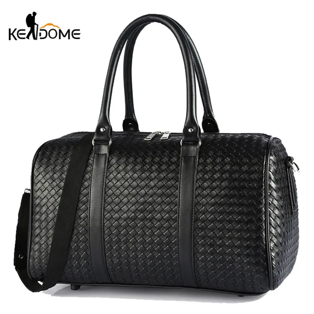US $17.94 PU Leather Gym Bag Large Training Sports Bag For Men Women Travel Yoga Handbag Fitness Multifunctio