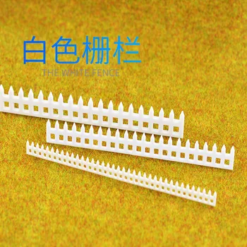 

DIYmanual architectural model material railing micro view entourage of white pointed fences more proportion n scale model trains