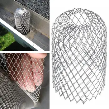 

1pcs Roof Gutter Guard Filters 3 Inch Expand Aluminum Leaf Cover Net Drain Strainer Debris Filter Blockage Drains Stops W1B5