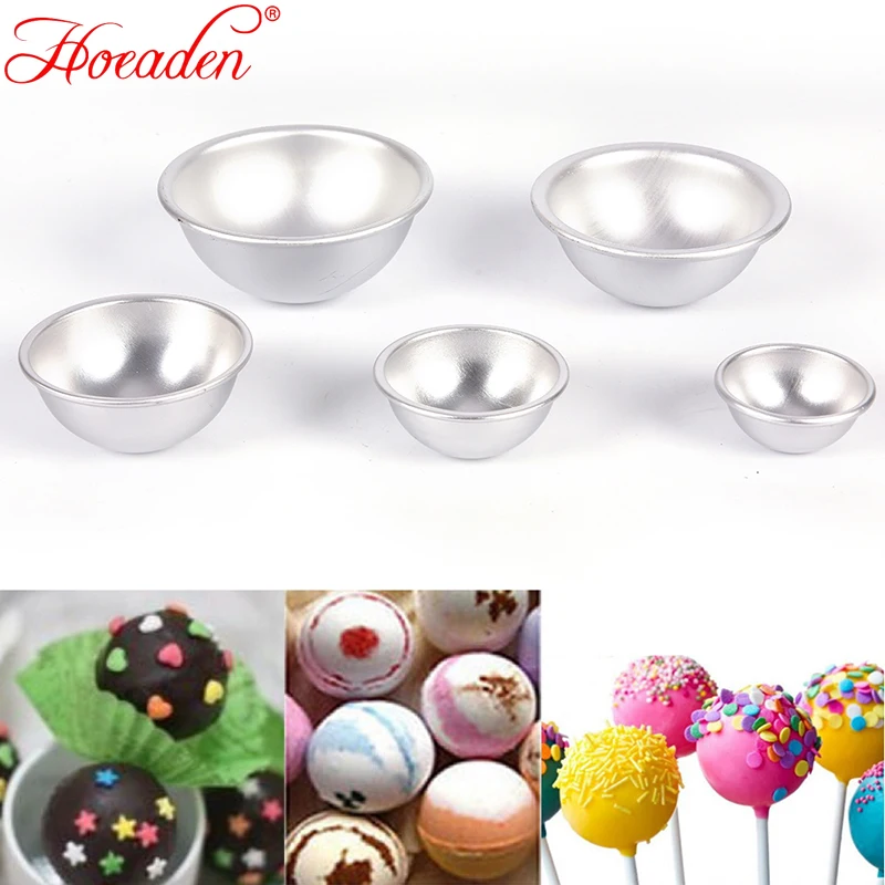 Half Ball Sphere Cake Mold Silicone Muffin DIY Chocolate Cookie Baking Mould Pan 