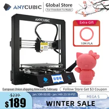 3d Printer Anycubic Mega S Opgewaardeerd Volledige Metalen Frame Hoge Precisie Impresora 3d Pla Filament Kit