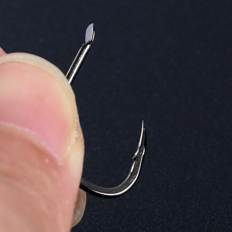20PCS/lot 1-13# High carbon steel Izu Crooked Barbed Fishhook Black Flat carp fishing hooks set Accessories tool tackle 20PCS/lot 1-13# High carbon steel Izu Crooked Barbed Fishhook Black Flat carp fishing hooks set Accessories tool tackle