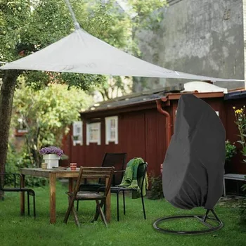

Waterproof Patio Chair Cover Egg Hanging Swing Chair Dust Protector With Zipper Protective Case Egg Chair Cover for Outdoor