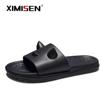 

XIMISEN Men's Slippers Flip Flops Camo Slides Men Shoes Non-slip Beach Summer Sandals male 3 Colors Zapatos Hombre