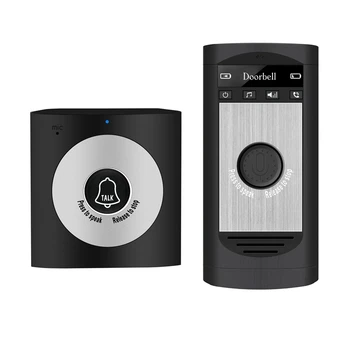 

2.4G Wireless Intercom Doorbell Home Wireless Voice Intercom Doorbell Waterproof Wireless Intercom Doorbell Support Two-Way Inte