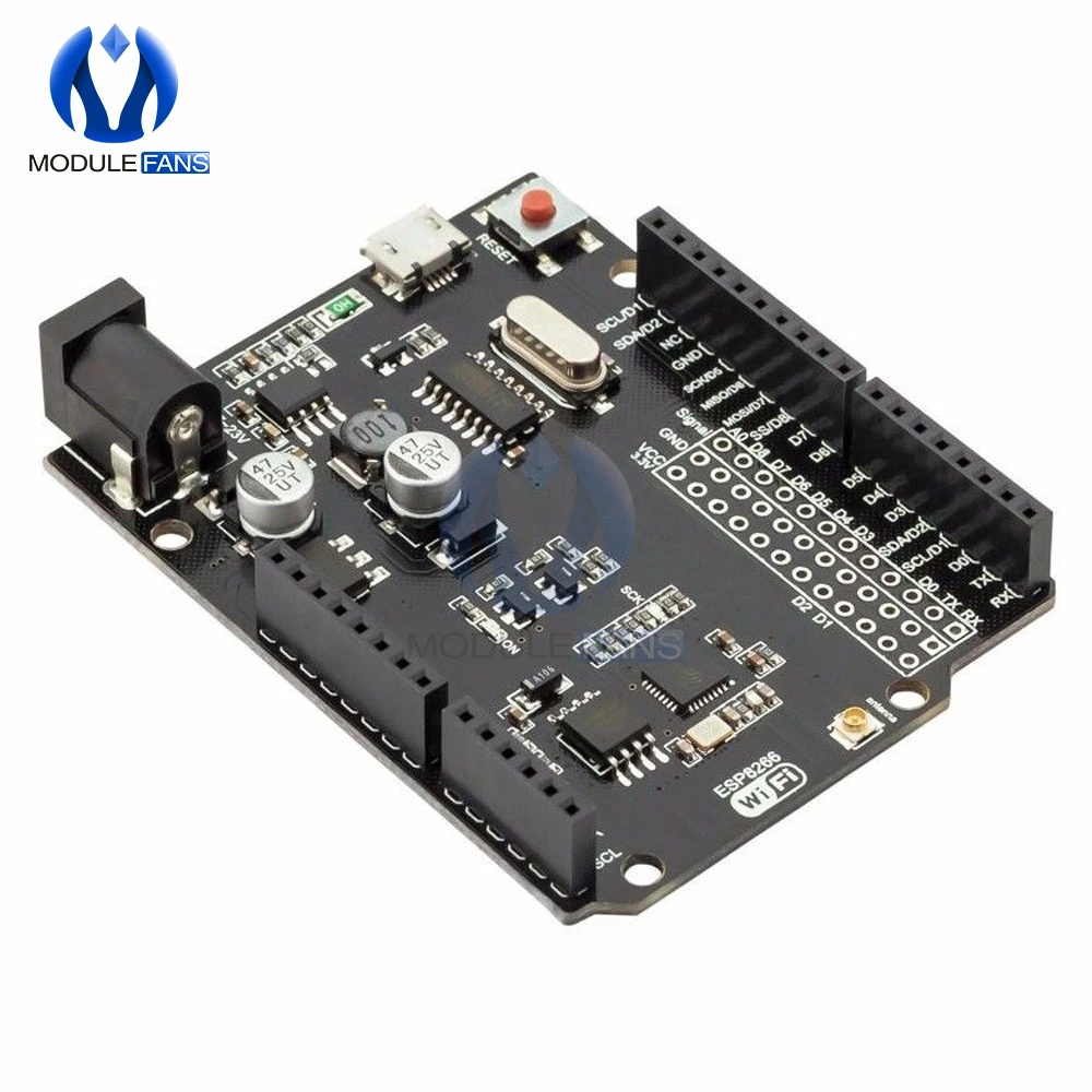 WeMos D1 R2 CH340 CH340G беспроводной wifi модуль расширения на основе ESP8266 для Arduino UNO R3 NodeMcu развития Micro USB