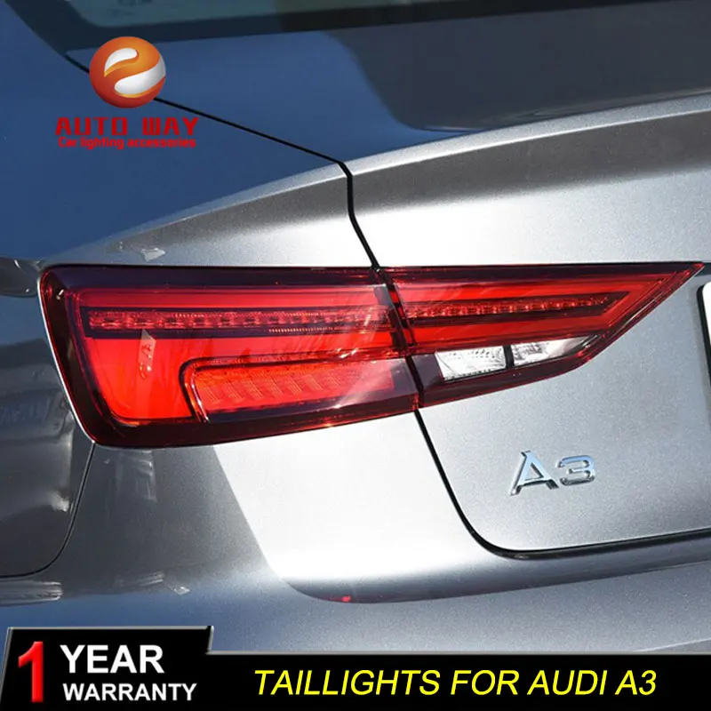 Задний фонарь для стайлинга автомобиля чехол Audi A3 S3 2013 2016 задние фонари