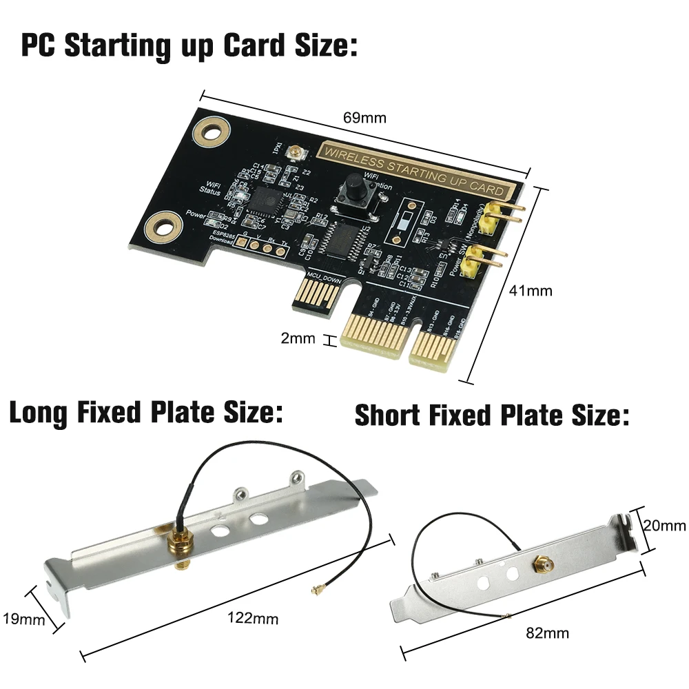 EWeLink Mini PCI e Настольный ПК удаленного Управление Переключатель загрузки карты Wi Fi