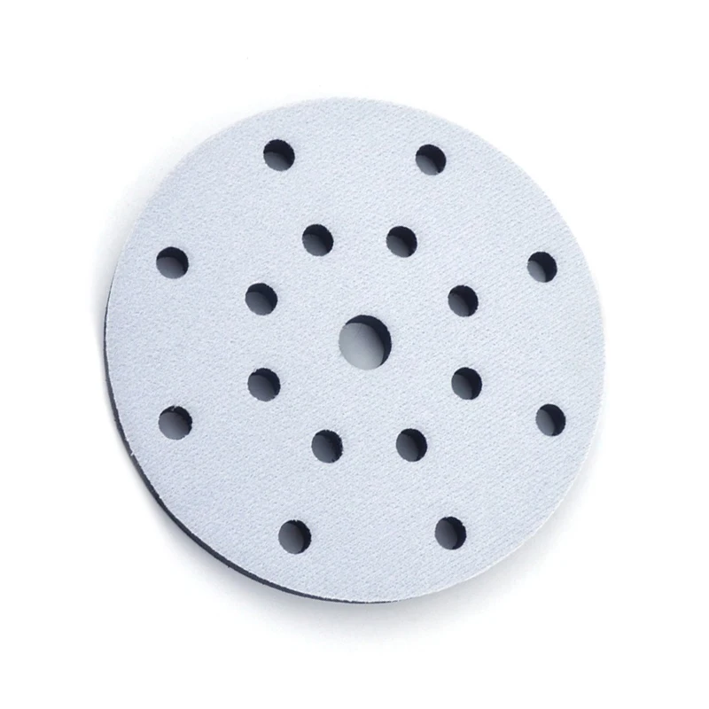

High Quality 6 Inch (150mm) 17 Hole Dust-Free Soft Sponge Interface Sanding Pad Sander Polishing Tools