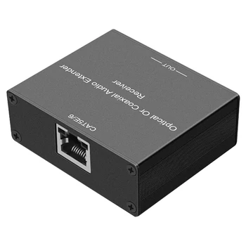 

Signal Amplifier Portable Dolby Black Coaxial Optical Power Supply Transmission 5.1 Channel Home Aluminum Digital Audio Extender