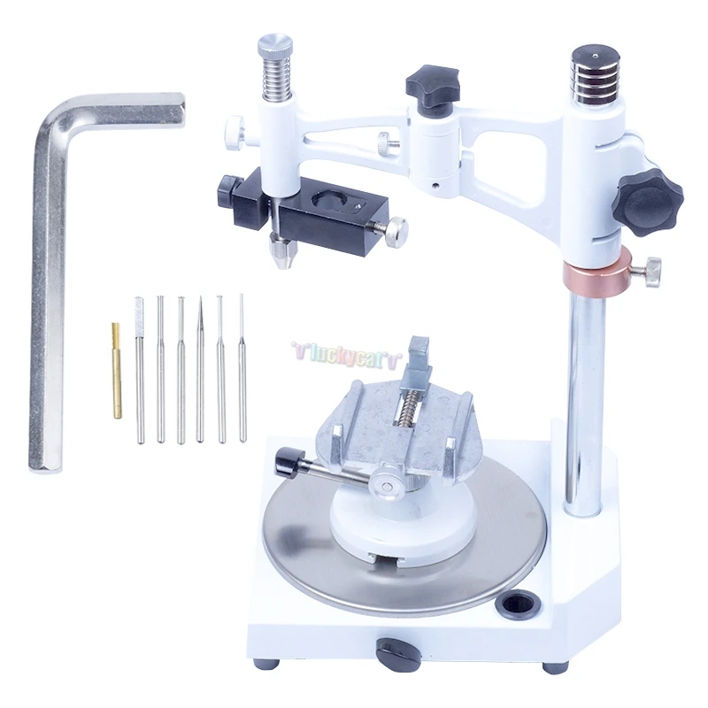 

1 Set Dental Lab Instrument Surveyor Visualizer Handpiece Holder Parallel Observation + 7 Exchangeable spindle