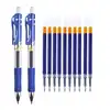 Retractable Gel Pens Set Black/red/blue Ink Colored Gel Pen 0.5mm Replaceable Refills Office&school Supplies Stationery ► Photo 2/6