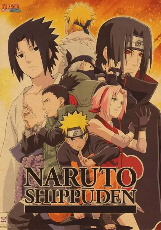

New 5D DIY Diamond Painting 100% Diamond Japanese Anime "Naruto" Retro Bar Cafe Home Decoration Gift