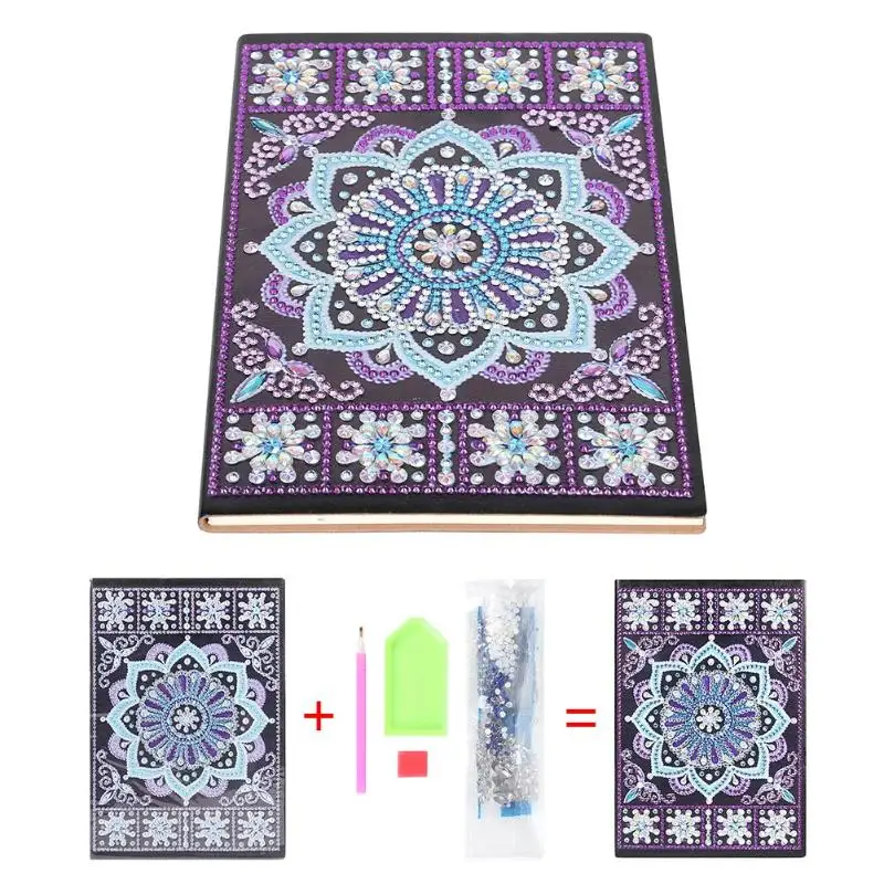 Дневник для творчества с алмазной росписью книга дневника Мандала специальной