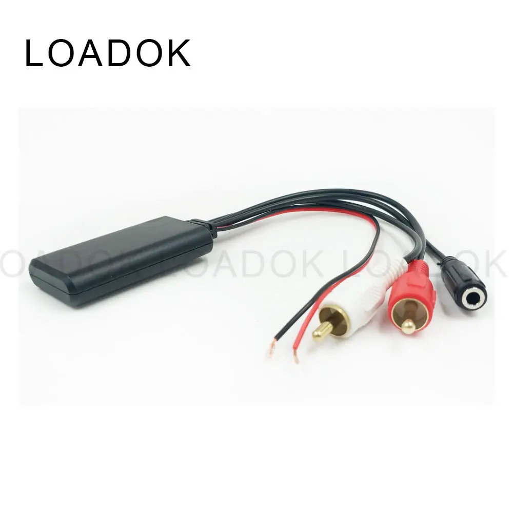 

Car Home Boat Old Audio Player Refit Universal 2RCA Bluetooth 5.0 AUX Audio Music Adapter RCA Port Microphone Handsfree Baseus