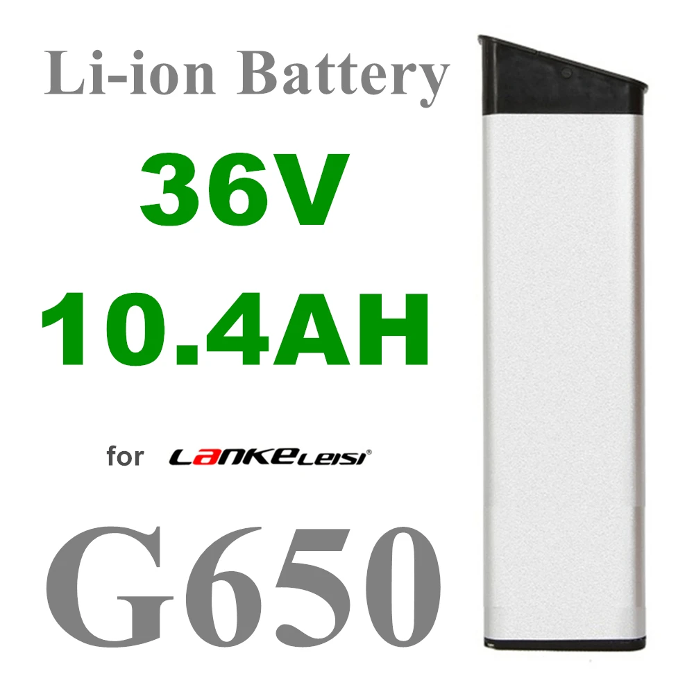 36V 10.4A Lithium Battery / Li-ion Battery Special For LANKELEISI Electric Bicycle - Цвет: 36V 10.4A