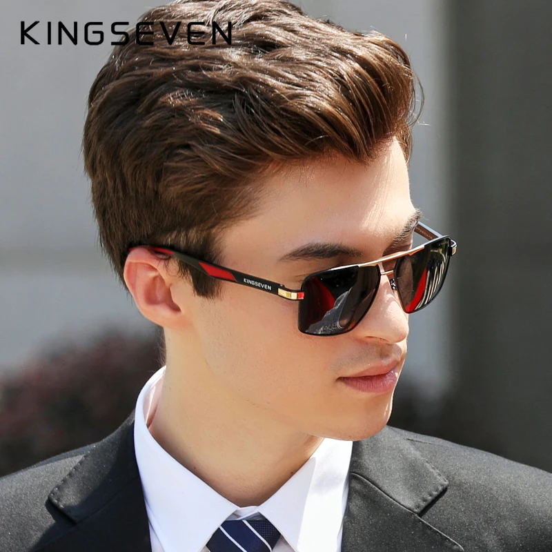 

KINGSEVEN Brand Accessories Sunglasses Oculos De Sol Fashion Polarized Classic NINESUN For Men/Women Oculos Gafas