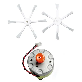 

3pcs Gear Transmission Motor&6 Arms Side Brushes for xiaomi Mijia 1st 2nd & Roborock S50 S51 S55 Robot Vacuum Cleaner Parts
