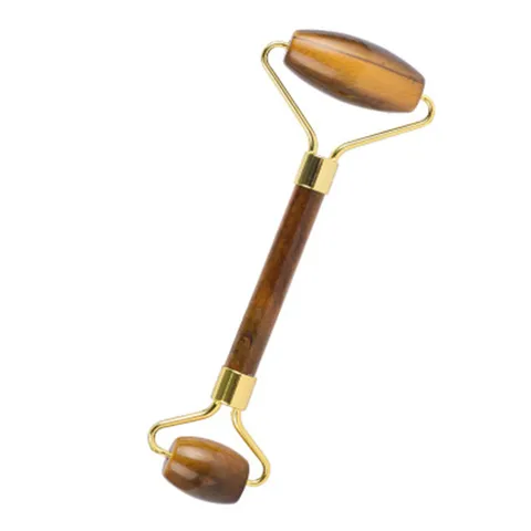 Eye Jade Roller Natural Stone Guasha Board Anti Puffiness Facial Massager Scraper Jade Face Roller Massage Set With Box