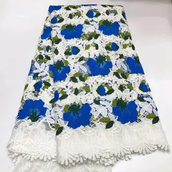 

High Quality African Tulle Guipure Cord Lace Fabric Latest Nigerian French Network Cord Lace Fabric With Stones For Dress