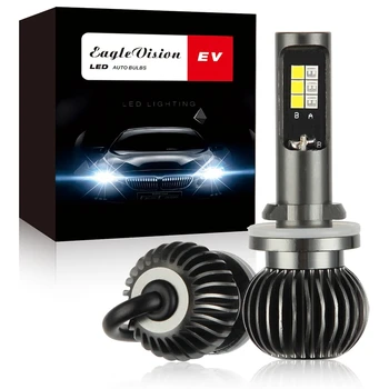 

Car Led Bulbs Fog Light Double Color High Illumination Fog Lights Lamp Replacement Ice Blue and Amber Light 2 Pcs