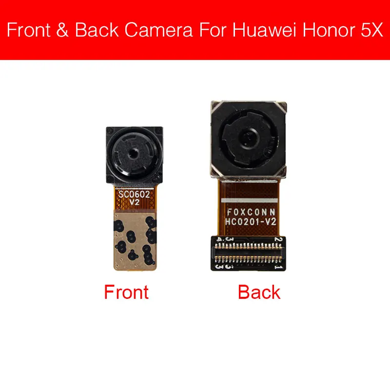 Основная камера заднего вида для huawei Honor 4x 4c 5A 5C 5X задняя камера большая фронтальная камера гибкий ленточный кабель запасные части для ремонта