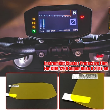 

For KTM 1290 Super Duke R 2017-on Motorbike Instrument Cluster Scratch Protection Film Speedometer Screen Protector