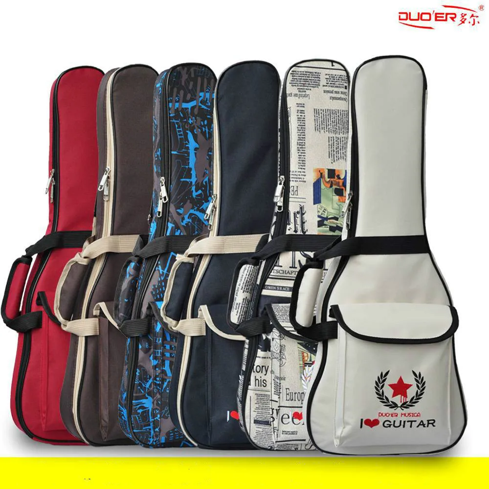 Duoer Ukulele Bag Factory Wholesale 21 26 Inch Small Waterproof Guitar Bag Customize Musical Instument Ukulele Bags