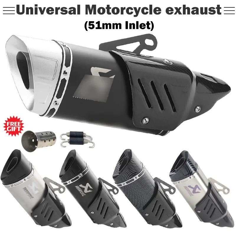 38-51 мм Универсальный escape moto M1 moto rcycle глушитель дБ killer тепловой щит для Ninja 400 R3 R25 RC390 xmax300 zx6r Z900