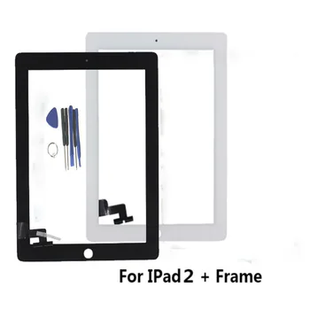 

Tested Well Front Glass Replacement With Professional Repair Kit LCD Touch Screen Digitizer No Home Button For iPad 2