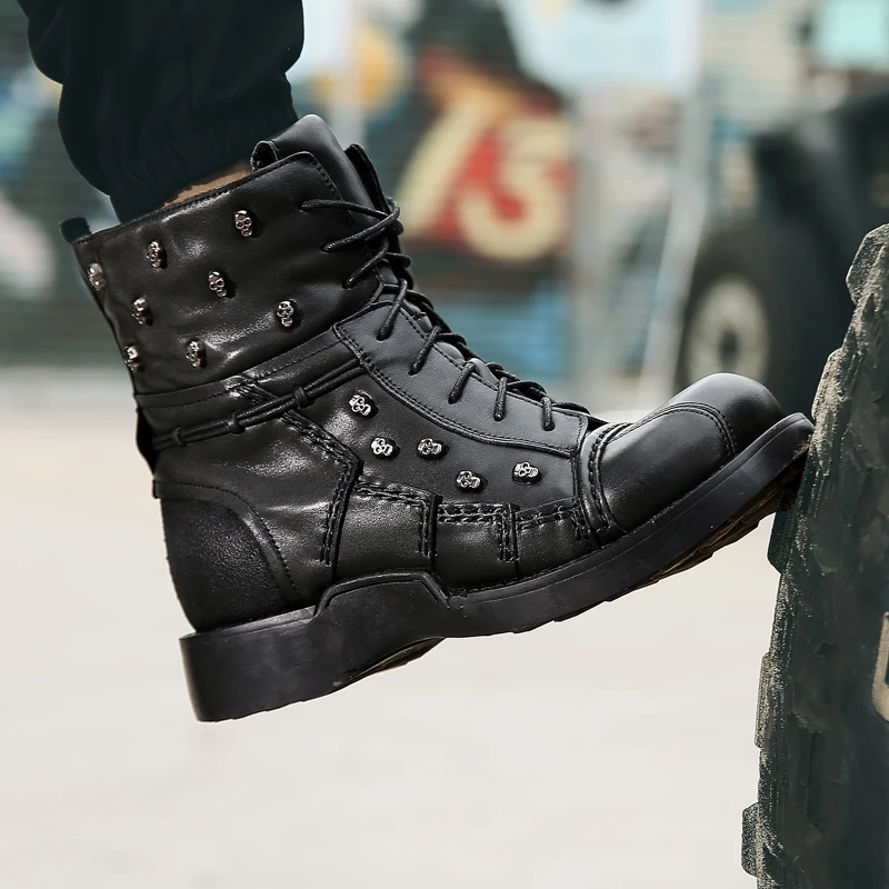 Skull|Motorcycle boots| - AliExpress