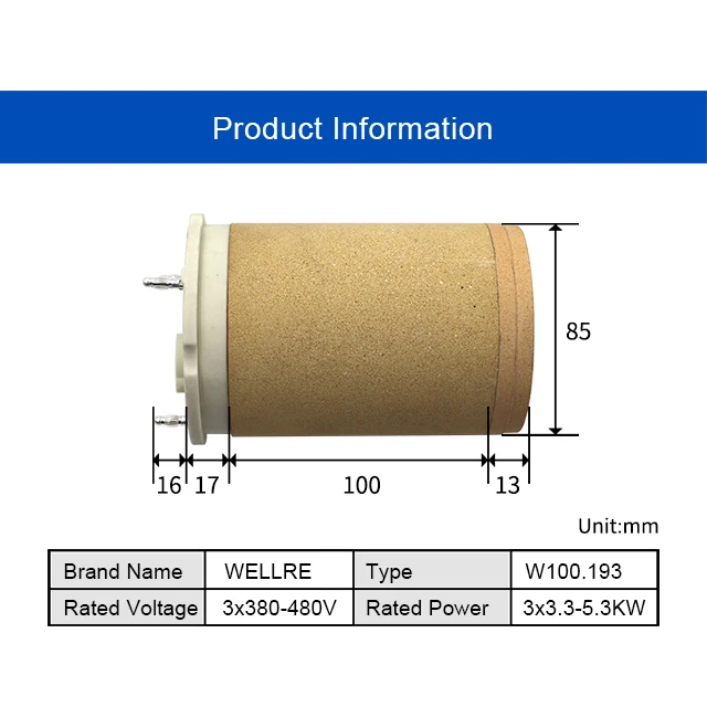 Free shipping 3*380~480V 3*3.3~5.3KW heat elements for 100.193 for  LE10000 S 2