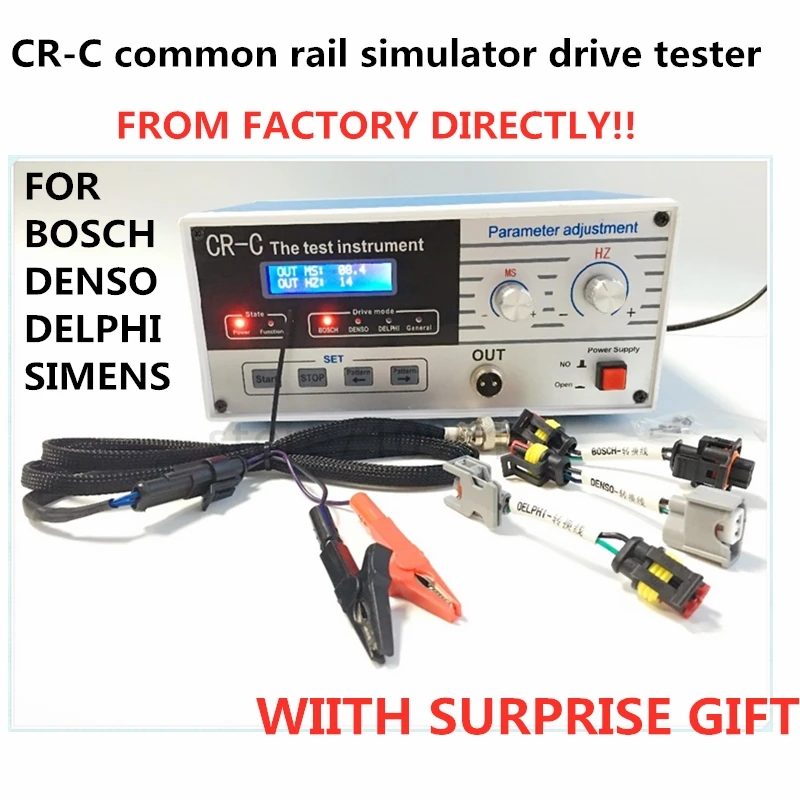 

CR-C multi-function diesel common rail electromagnetic injector tester tool for BOSCHH, DENSSSO, DELPHIIi