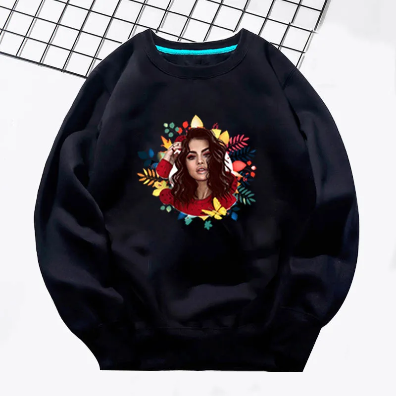 Selena Gomez/модный свитер для маленьких девочек; осенне-зимняя одежда для маленьких мальчиков; милая детская одежда с длинными рукавами; Одежда для девочек
