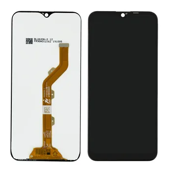 Перейти на Алиэкспресс и купить Для Tecno Camon 11s CB7 ЖК-дисплей + сенсорная панель дигитайзер стекло комбинированный сборка оригинальные запасные части черный 6,2дюйм