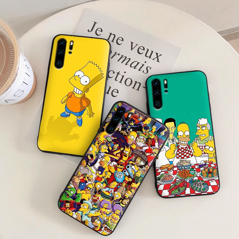 Для huawei Nova 2i 3i 5i Гомер Симпсон Y7 2018 Y9 Prime 2019 Коврики 10 20 Pro Nova2 3 4 Lite мягкий