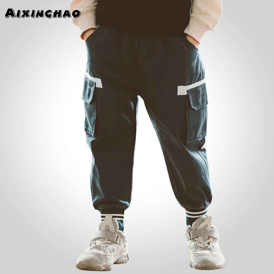 Pants For Boy Casual Cargo Full Length Children's Spring Autumn Fashion Teenage Boys Clothing 6 8 10 12 14 Year |